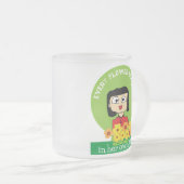 Elke bloem bloeit in haar eigen tijd matglas koffiemok (Voorkant rechts)