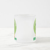 Elke bloem bloeit in haar eigen tijd matglas koffiemok (Center)