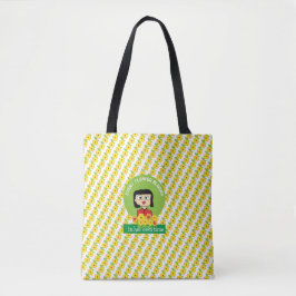 Elke bloem bloeit in haar eigen tijd tote bag