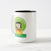 Elke bloem bloeit in haar eigen tijd tweekleurige koffiemok (Voorkant links)