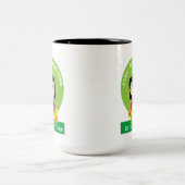 Elke bloem bloeit in haar eigen tijd tweekleurige koffiemok (Center)