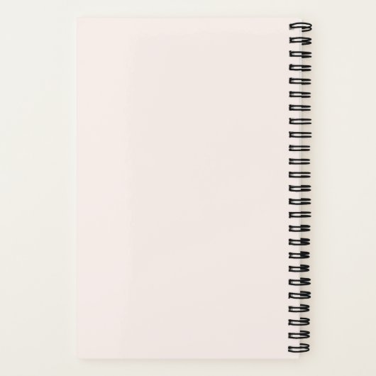 Elke bloem bloeit in zijn eigen tijd - rustieke bl notitieboek (Achterkant)