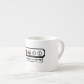 Elke boon telt espresso kop (Voorkant rechts)