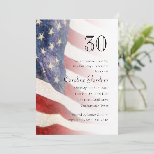 Elke Britse vlag op uitnodiging van de Amerikaanse (Staand voorkant)