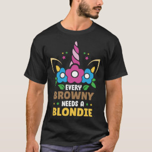 Elke Brownie heeft een Blondie Tussi Girly Partner T-shirt