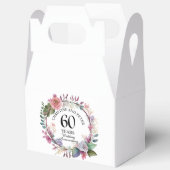 Elke bruiloft (60) Elegant Floral Jubileum Bedankdoosjes (Open)