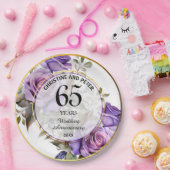 Elke bruiloft (65) Goud Lijst Rozen Jubileum Papieren Bordje (Feest)