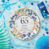 Elke bruiloft (65) Jubileum gouden Lijst bessen Papieren Bordje (Feest)