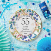 Elke bruiloft Jubileum (55) Gouden Lijst bessen Papieren Bordje (Feest)