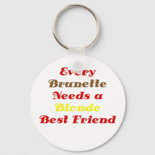 Elke Brunette heeft een beste vriend van Blonde no Sleutelhanger
