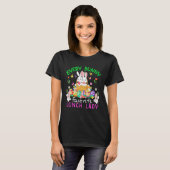 Elke bunny Favoriete Lunch Lady Twee Bunnies met E T-shirt (Voorkant volledig)