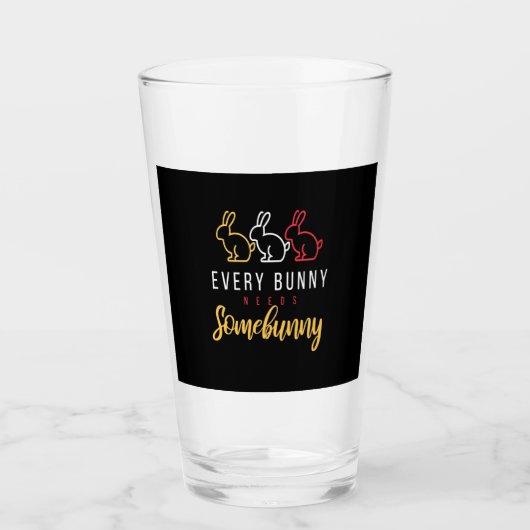 Elke Bunny heeft wat geld nodig Glas (Voorkant)