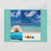 Elke Bunny houdt van de Beach Florida Pasen Briefkaart (Voorkant)
