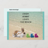 Elke Bunny houdt van de bloedstollingsramp Briefkaart (Voorkant / Achterkant)