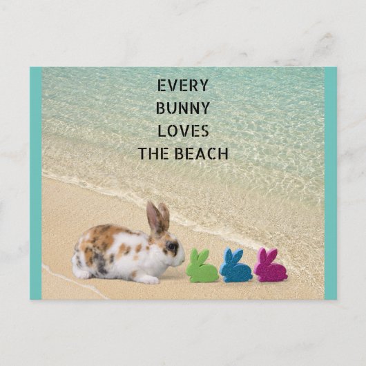 Elke Bunny houdt van de bloedstollingsramp Briefkaart (Voorkant)