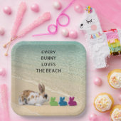 Elke Bunny houdt van de bloedstollingsramp Papieren Bordje (Feest)