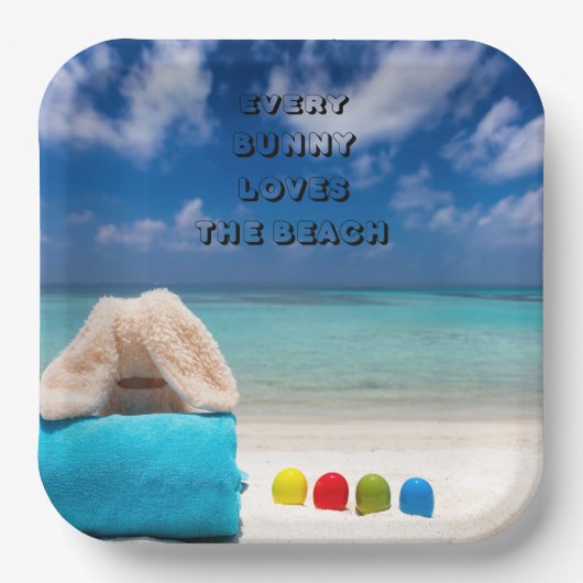 Elke Bunny houdt van de bloedstollingsramp Papieren Bordje (Voorkant)