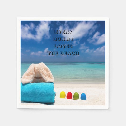 Elke Bunny houdt van de bloedstollingsramp Servet (Voorkant)