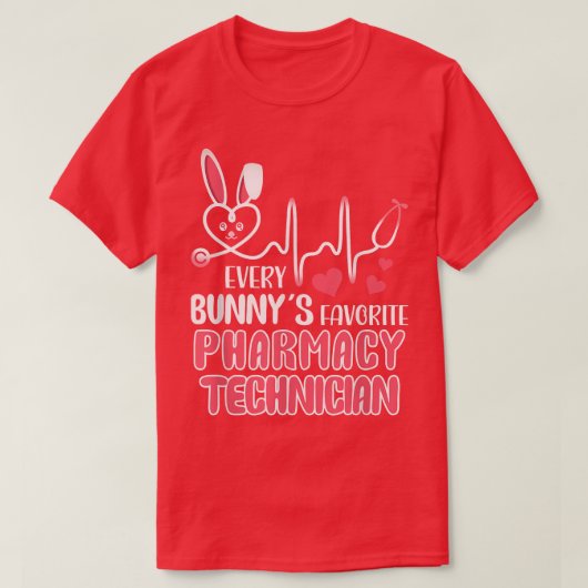 Elke bunny is een favoriete apotheker t-shirt (Design voorkant)