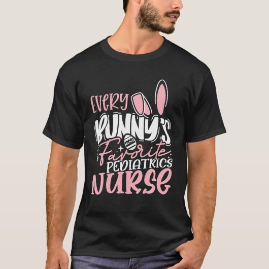 Elke Bunny is favoriet kindergeneeskunde verpleegs T-shirt (Voorkant)