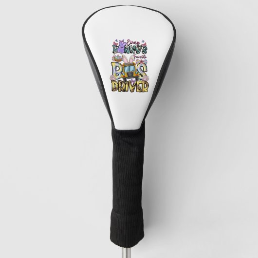 Elke Bunny is favoriete buschauffeur Golfheadcover (Voorkant)