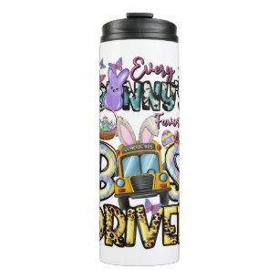 Elke Bunny is favoriete buschauffeur Thermosbeker