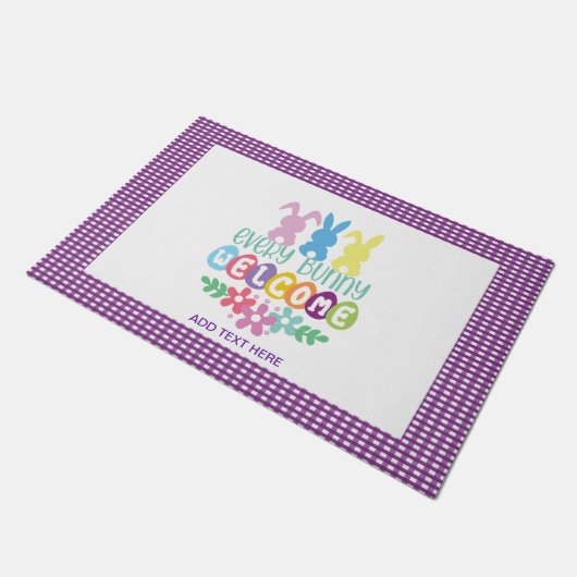 Elke Bunny Welkom Doormat Deurmat (Schuin)