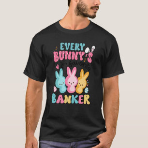 Elke Bunny's favoriete bankiersbank op paasdag T-shirt