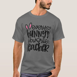Elke Bunny's favoriete leraar Bunny-lerarenleven T-shirt