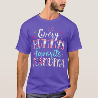 Elke Bunny's favoriete oma Cute Hearts Happy E T-shirt