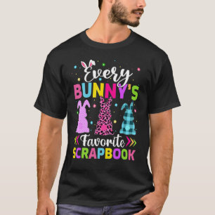 Elke bunny's favoriete scrapbook paasen t-shirt