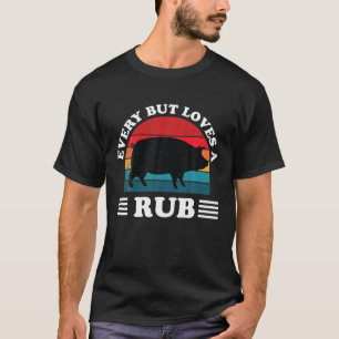 Elke Butt verliest een schimmige BBQ Barbeque Smok T-shirt
