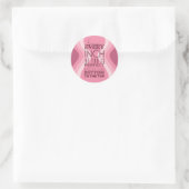 Elke centimeter van u is perfect ronde sticker (Tas)