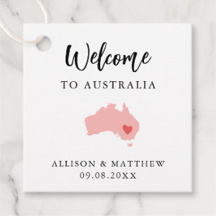 Elke Color Australia WeduwWelkomsttas Bedankjes Labels