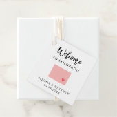 Elke Colorado Weddenschap Welkomsttas van kleur Bedankjes Labels (In situ)