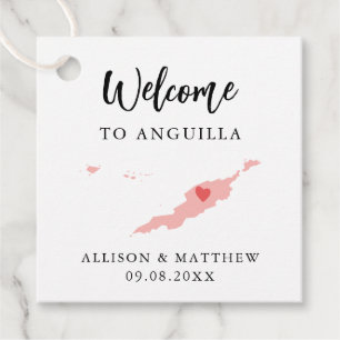 Elke Colour Anguilla Weddenschap Welkomsttas Bedankjes Labels