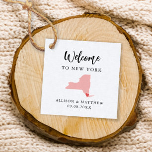 Elke Colour New York WeduwWelkomsttas Bedankjes Labels