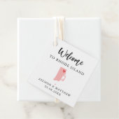 Elke Colour Rhode Island Weddenschap Welkomsttas Bedankjes Labels (In situ)