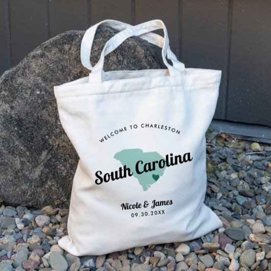 Elke Colour South Carolina Wedding Welcome Bag, Tote Bag