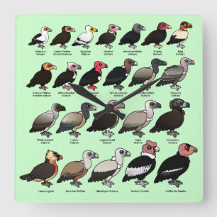 Elke cultuur vierkante klok