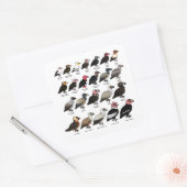 Elke cultuur vierkante sticker (Envelop)