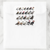 Elke cultuur vierkante sticker (Tas)