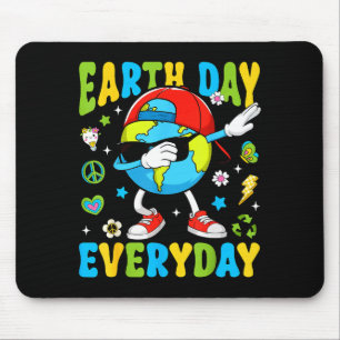 Elke Dag Aardse Dag Grappige Dabbing Planeet Peute Muismat