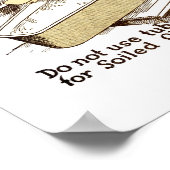 Elke dag baden je Baby Poster (Hoek)