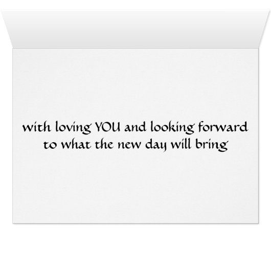 ELKE DAG BEGINT MET JULLIE VERLICHTEN (Binenzijde Horizontaal (Onderkant))