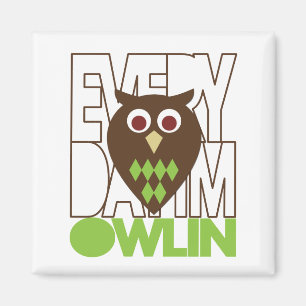 Elke dag ben ik aan het baden magneet