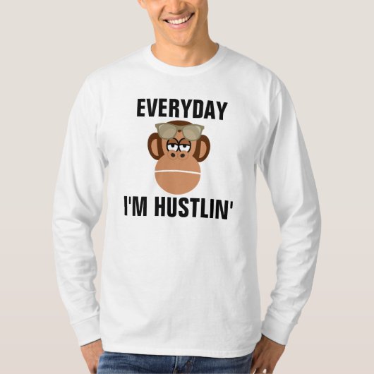 Elke dag ben ik bezig met Funny T-shirts (Voorkant)