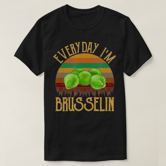 Elke dag ben ik Brusselaar, spruitje T-shirt (Design voorkant)