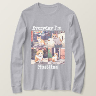 Elke dag ben ik een huilende kat t-shirt