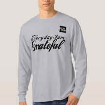 Elke dag ben ik GRATEFUL t-shirt lange hoes